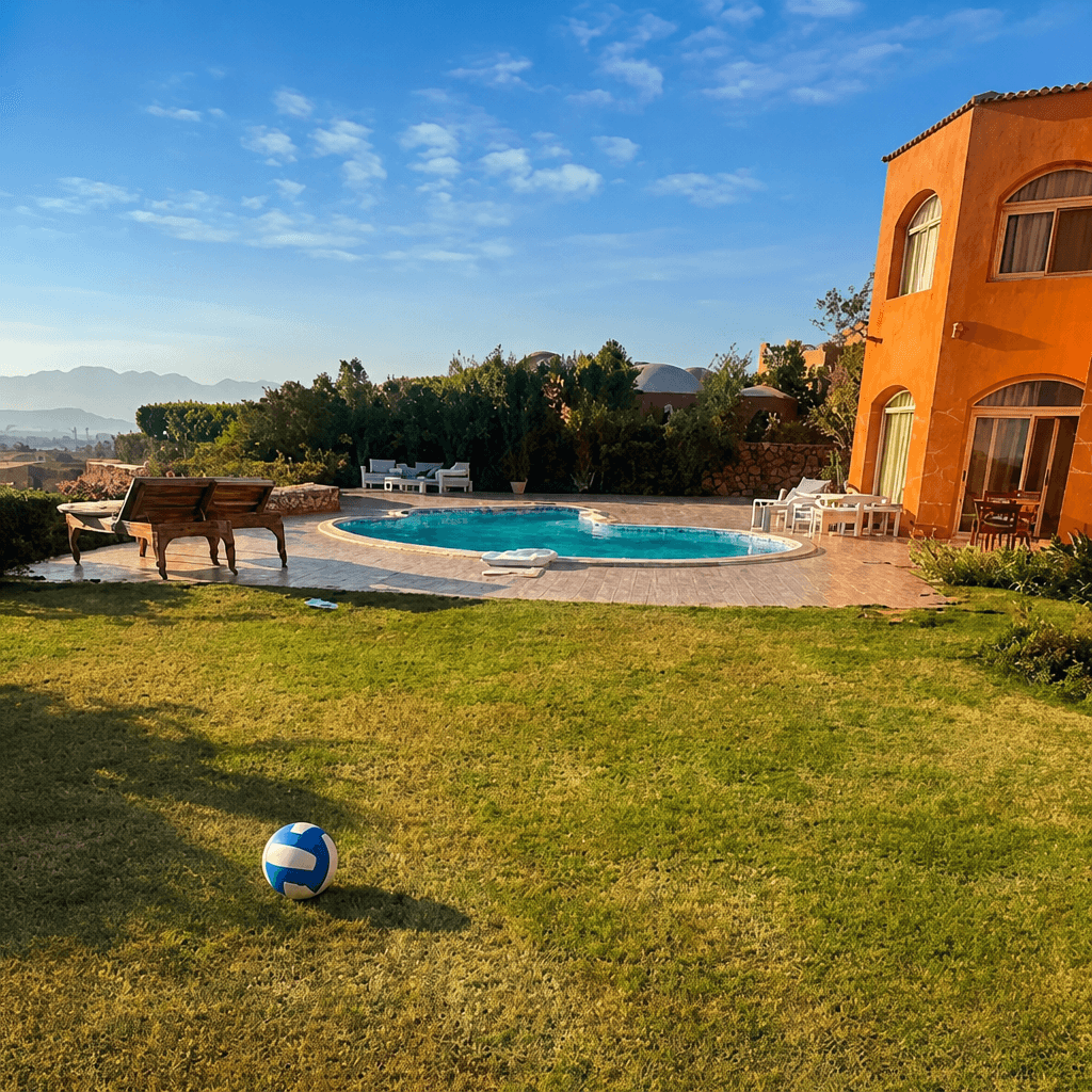 Villa Serena exterior view, private villa in Nabq Bay Sharm El Sheikh - photo 1