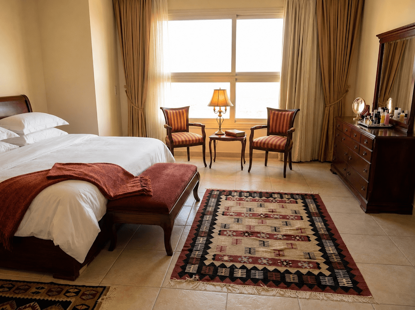 Master bedroom at Villa Serena, Nabq Bay