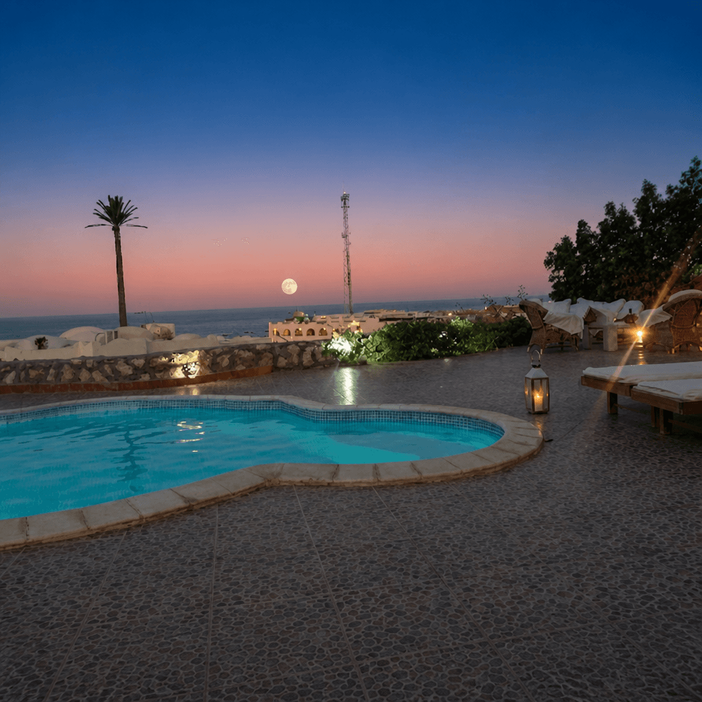 Exterior view of Villa Serena, Egypt